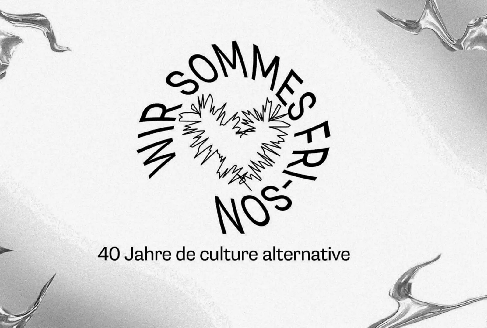 Logo des 40 ans de Fri-Son pour le Podcast
